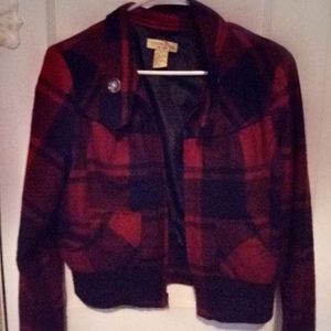 Plaid Wool Jacket